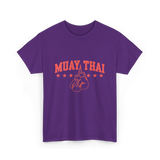 Muay Thai Boxing Martial Arts T-Shirt - Purple