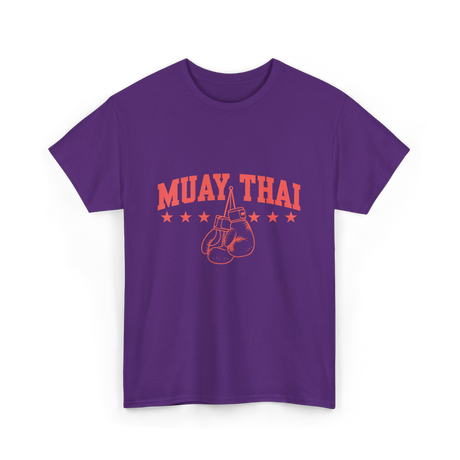 Muay Thai Boxing Martial Arts T-Shirt - Purple