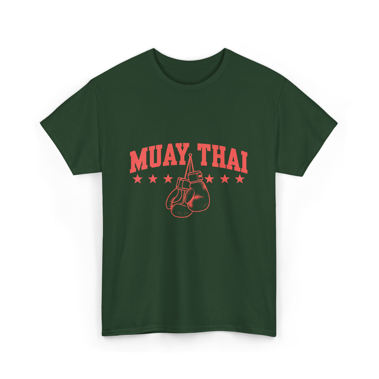 Muay Thai Boxing Martial Arts T-Shirt - Forest Green