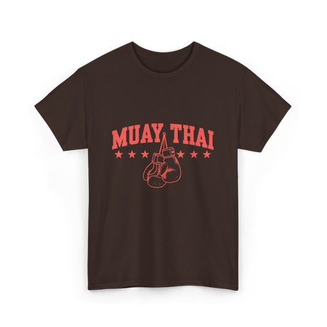 Muay Thai Boxing Martial Arts T-Shirt - Dark Chocolate