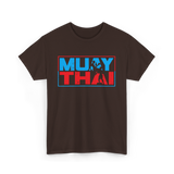 Muay Thai Fighter Martial Arts T-Shirt - Dark Chocolate