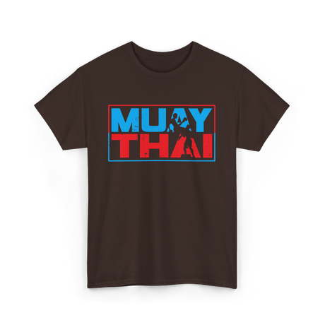 Muay Thai Fighter Martial Arts T-Shirt - Dark Chocolate