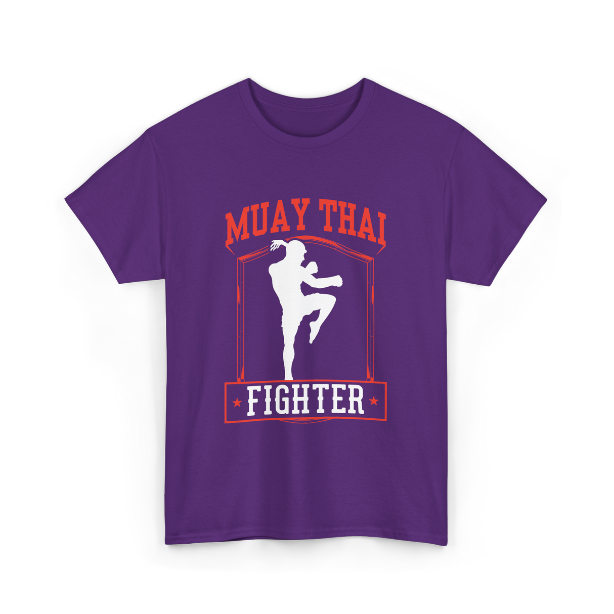 Muay Thai Fighter Martial Arts T-Shirt - Purple