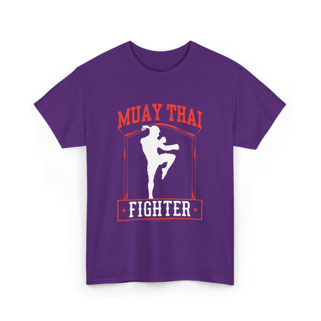 Muay Thai Fighter Martial Arts T-Shirt - Purple