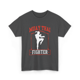 Muay Thai Fighter Martial Arts T-Shirt - Dark Heather