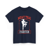 Muay Thai Fighter Martial Arts T-Shirt - Navy