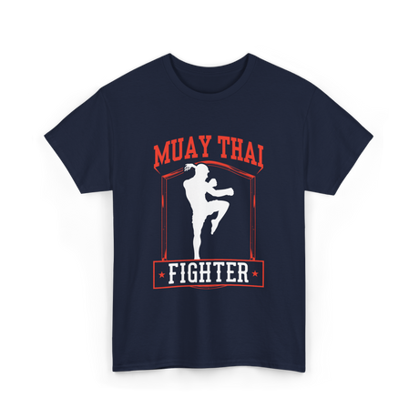 Muay Thai Fighter Martial Arts T-Shirt - Navy