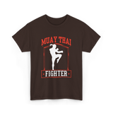 Muay Thai Fighter Martial Arts T-Shirt - Dark Chocolate