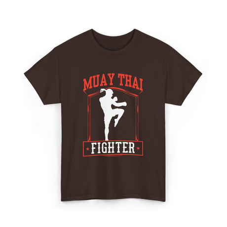 Muay Thai Fighter Martial Arts T-Shirt - Dark Chocolate