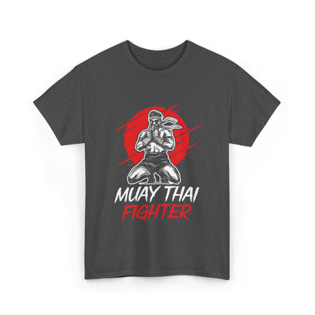 Muay Thai Fighter Martial Arts T-Shirt - Dark Heather