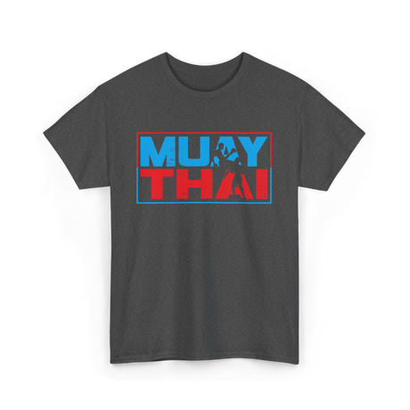 Muay Thai Fighter Martial Arts T-Shirt - Dark Heather