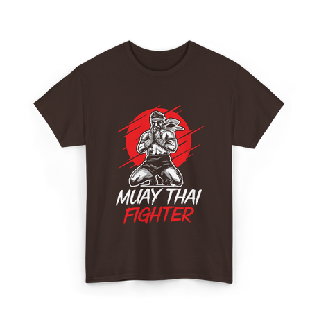 Muay Thai Fighter Martial Arts T-Shirt - Dark Chocolate