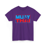 Muay Thai Fighter Martial Arts T-Shirt - Purple