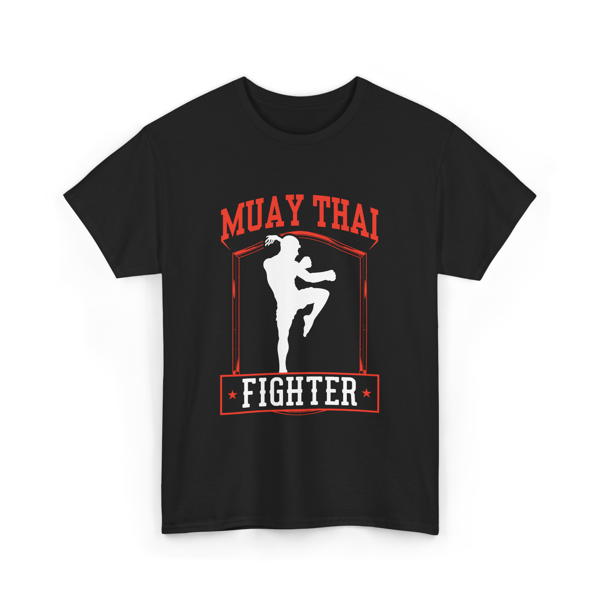 Muay Thai Fighter Martial Arts T-Shirt - Black