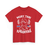 Muay Thai Fighter Muay Thai T-Shirt - Red