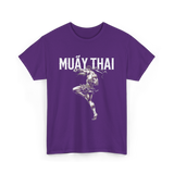 Muay Thai Martial Arts Fighter T-Shirt - Purple