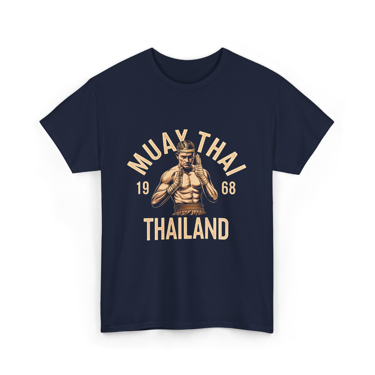 Muay Thai Thailand Fighter T-Shirt - Navy