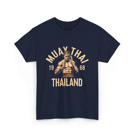 Muay Thai Thailand Fighter T-Shirt - Navy