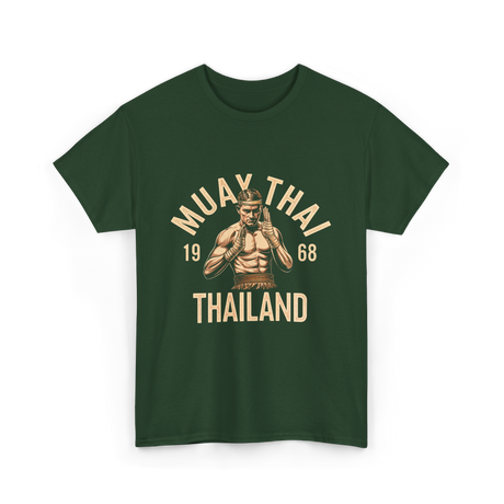 Muay Thai Thailand Fighter T-Shirt - Forest Green