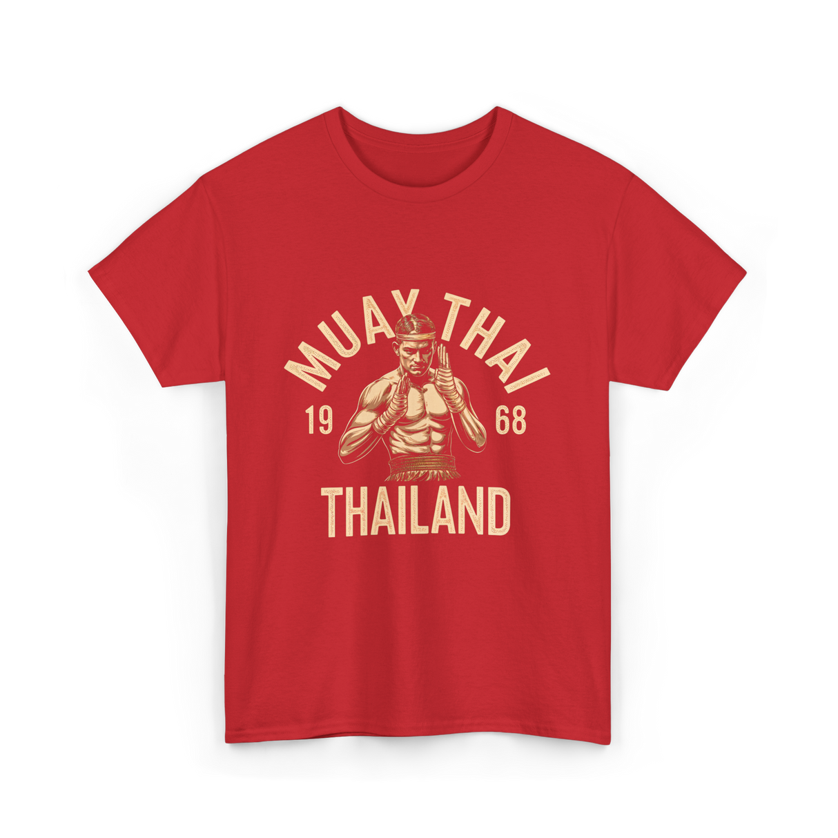 Muay Thai Thailand Fighter T-Shirt - Red