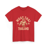 Muay Thai Thailand Fighter T-Shirt - Red