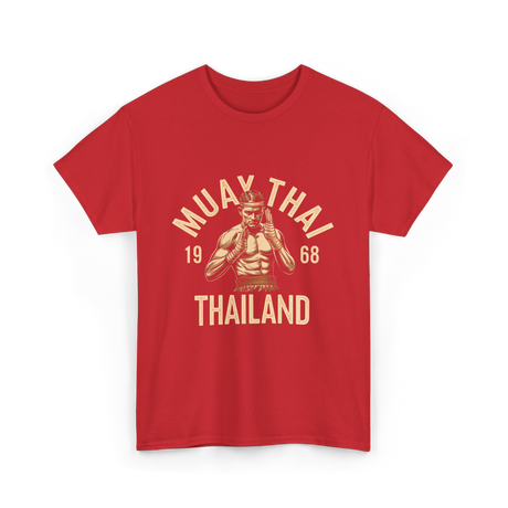 Muay Thai Thailand Fighter T-Shirt - Red