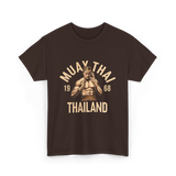 Muay Thai Thailand Fighter T-Shirt - Dark Chocolate