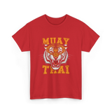 Muay Thai Tiger Sport T-Shirt - Red