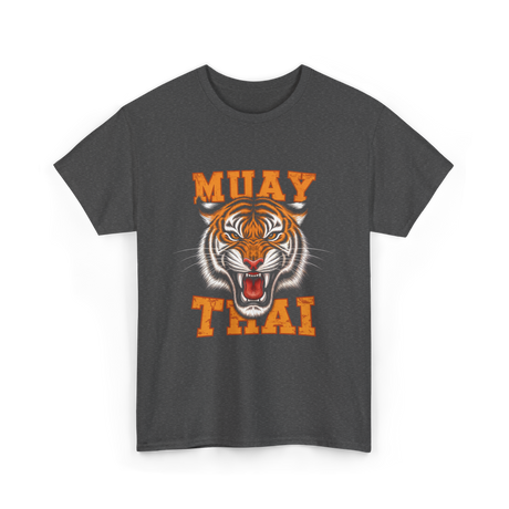 Muay Thai Tiger Sport T-Shirt - Dark Heather