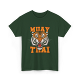 Muay Thai Tiger Sport T-Shirt - Forest Green