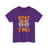 Muay Thai Tiger Sport T-Shirt - Purple