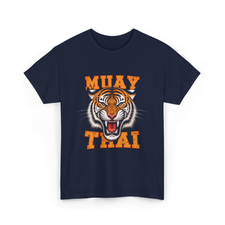 Muay Thai Tiger Sport T-Shirt - Navy