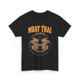 Muay Thai Twin Tigers Martial Arts T-Shirt - Black