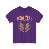 Muay Thai Twin Tigers Martial Arts T-Shirt - Purple