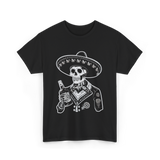 Muerte's Skull Mariachi T-Shirt - Black