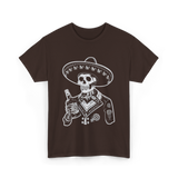 Muerte's Skull Mariachi T-Shirt - Dark Chocolate