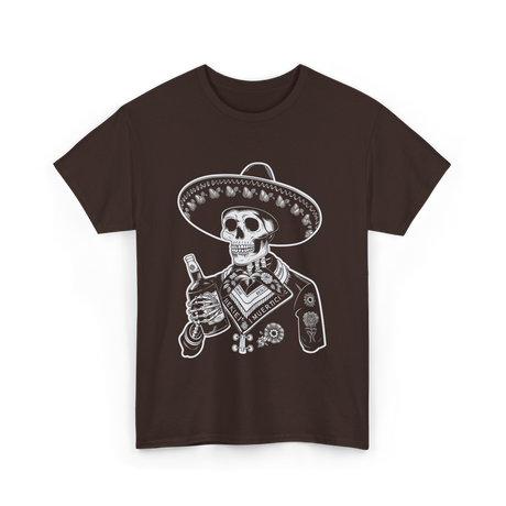 Muerte's Skull Mariachi T-Shirt - Dark Chocolate