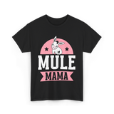 Mule Mama Mule Mom Animal T-Shirt - Black