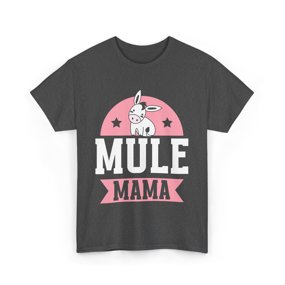 Mule Mama Mule Mom Animal T-Shirt - Dark Heather