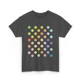 Multicolor Polka Dots Day T-Shirt - Dark Heather