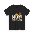 Mum Birthday Crew Construction T-Shirt - Black