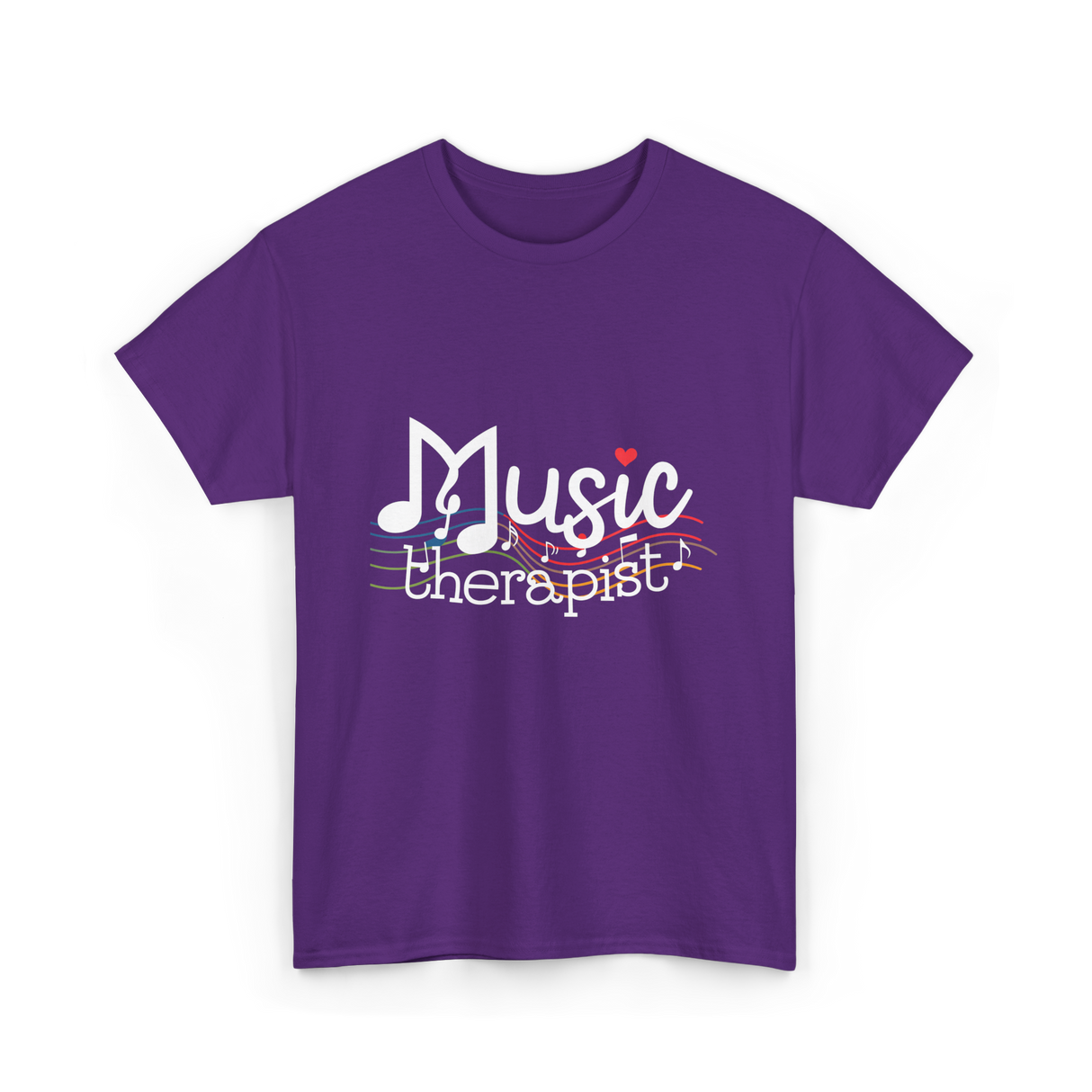 Music Therapist Therapy Music T-Shirt - Purple