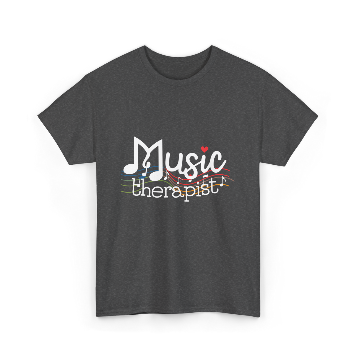 Music Therapist Therapy Music T-Shirt - Dark Heather