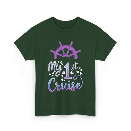 My 1st Cruise T-Shirt - Forest Green