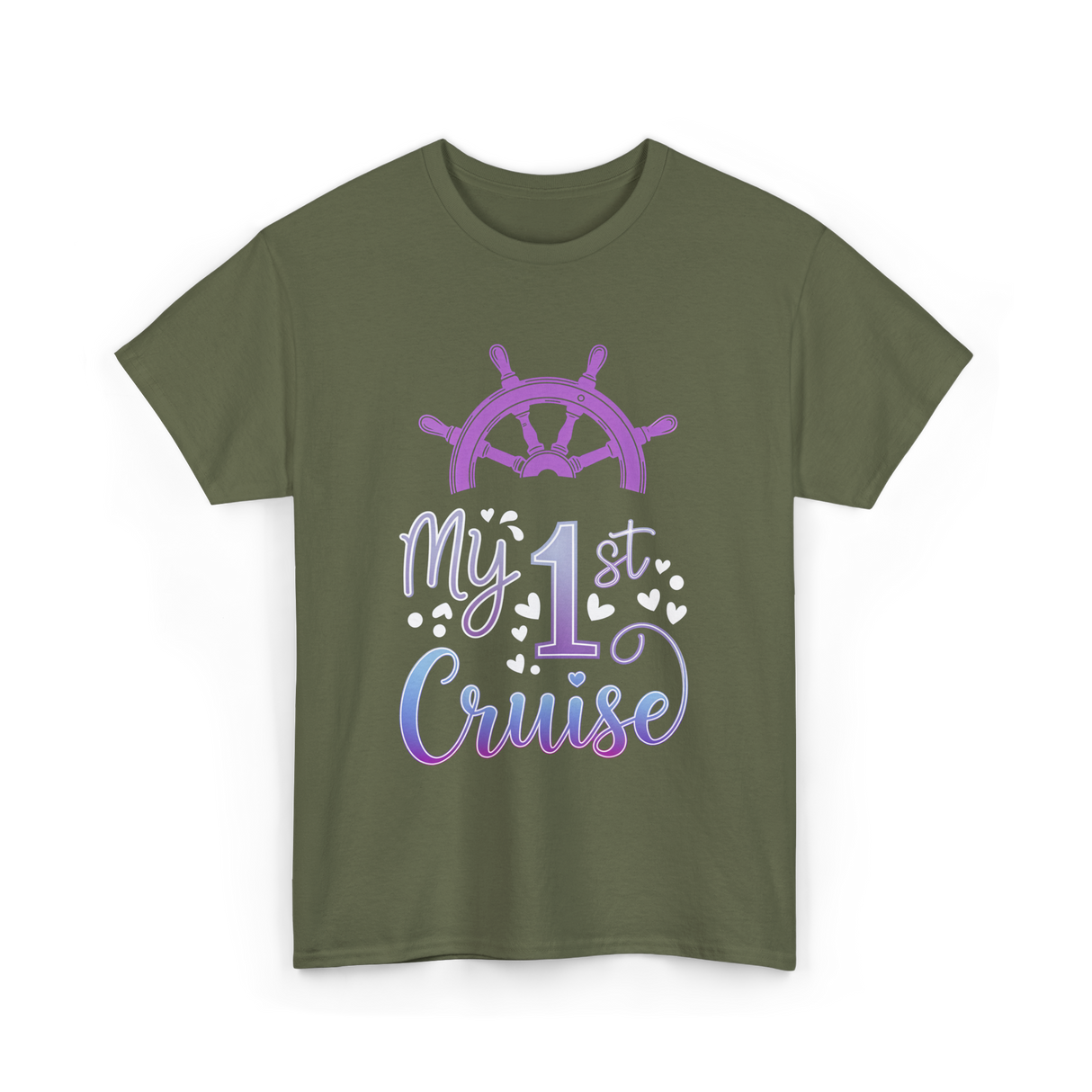 My 1st Cruise T-Shirt - Military Green