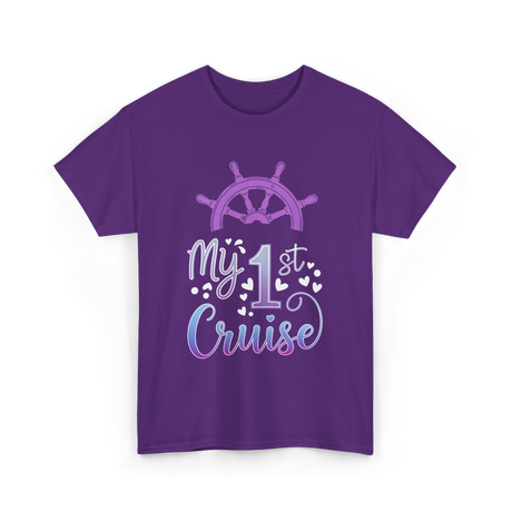 My 1st Cruise T-Shirt - Purple