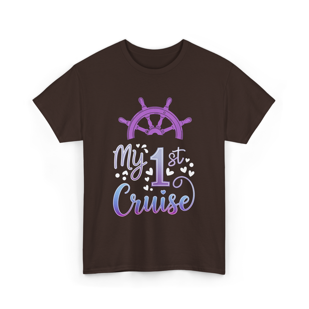 My 1st Cruise T-Shirt - Dark Chocolate