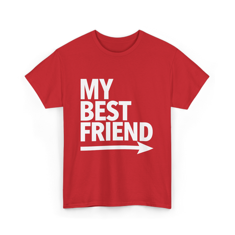 My Best Friend Friendship T-Shirt - Red