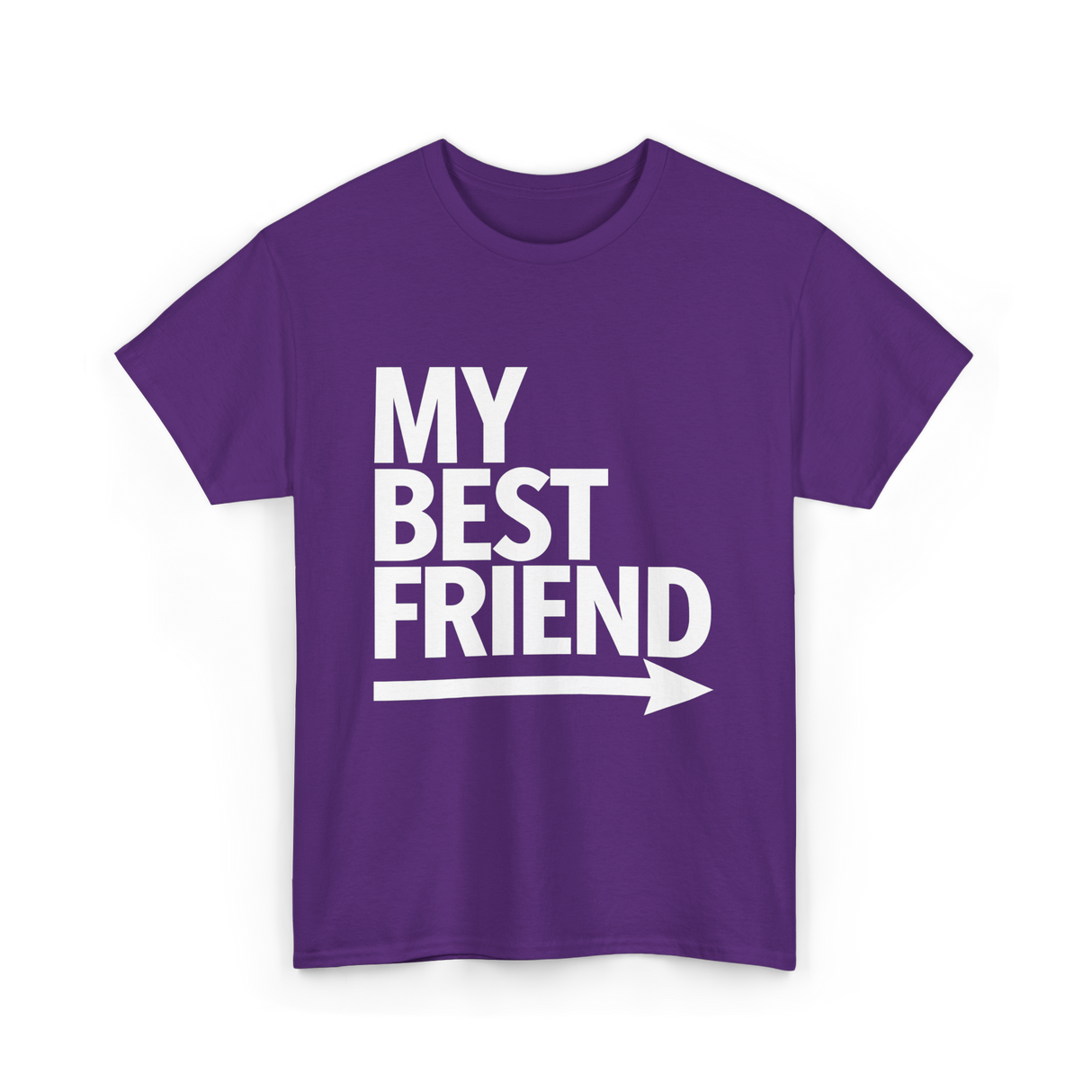 My Best Friend Friendship T-Shirt - Purple