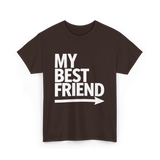 My Best Friend Friendship T-Shirt - Dark Chocolate